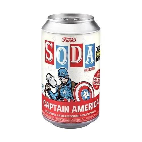 Avengers: Endgame Captain America Funko Vinyl Soda - EE Exclusive - Sealed