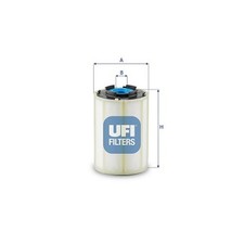 Kraftstofffilter UFI 26.094.00 Filtereinsatz für JEEP WRANGLER 4 JL Multijet
