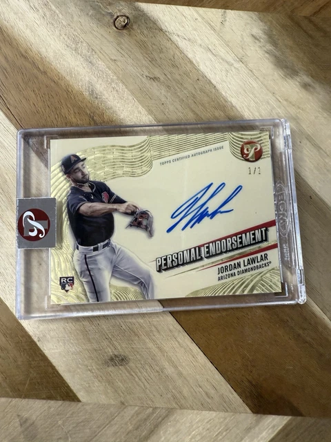 2024 Pristine Jordan Lawlar Gold Vinyl Rookie Auto 1/1