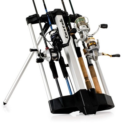 Freshwater 4 Rod Caddy Fishing Rack and Carrier Single Caddy