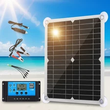 200W Solar Panel Kit 100A 12V battery Charger Controller Caravan Boat RV Outdoor