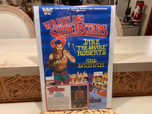 JAKE THE SNAKE ROBERTS WWF Wrestling Superstars 85...