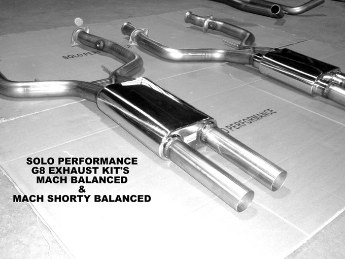 Выхлопная труба Solo Performance Cat Back для Pontiac G8 GT GXP 08 09 Mach сбалансированная - Изображение 4 из 4