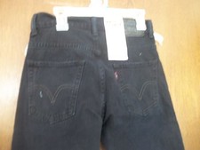 Levi's 511 skinny Black Jeans NWT 12 Regular 26x26