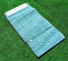 Structures 3-Pc Kitchen Olefin Sea Foam Pattern Anti-Slip Rug Carpet Set NWT