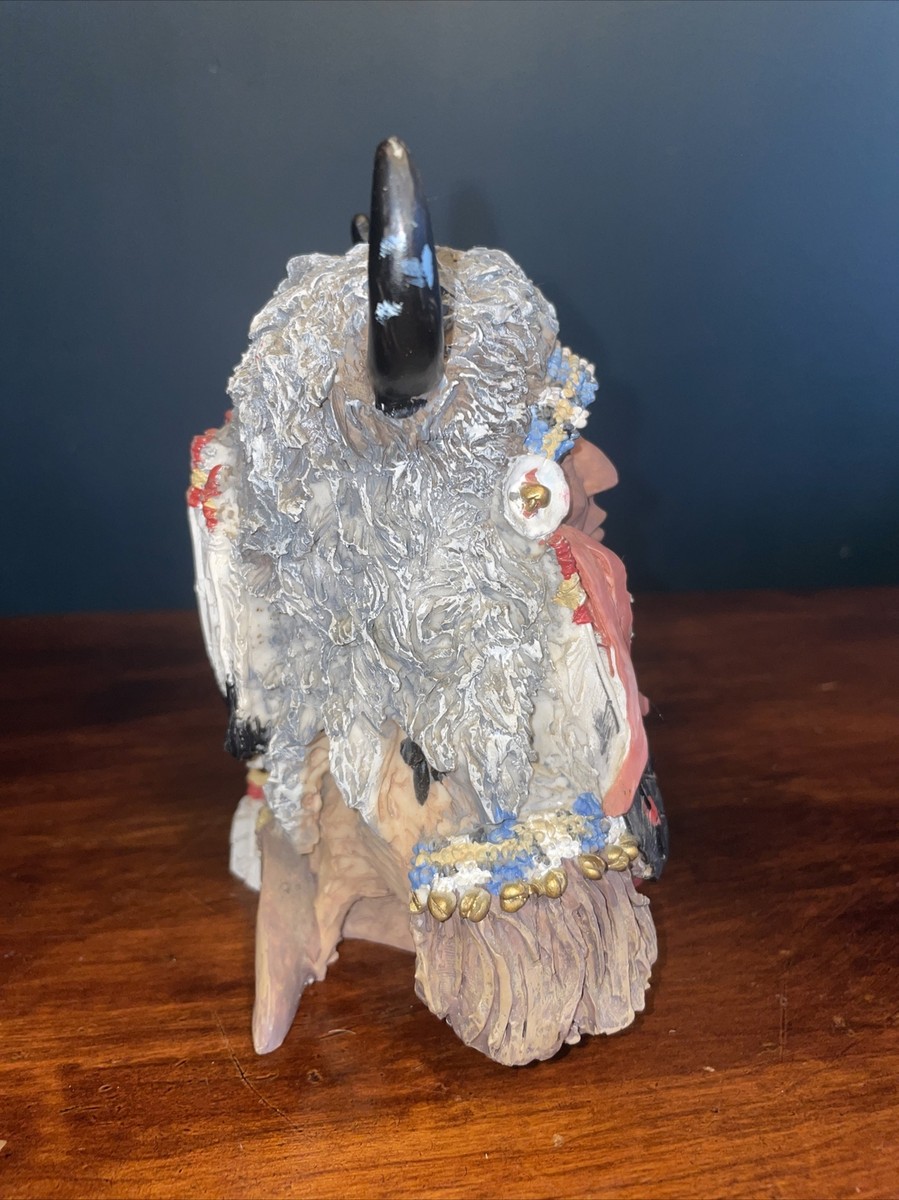 Native American Headdress Porcelain Figure Neil J Rose Style