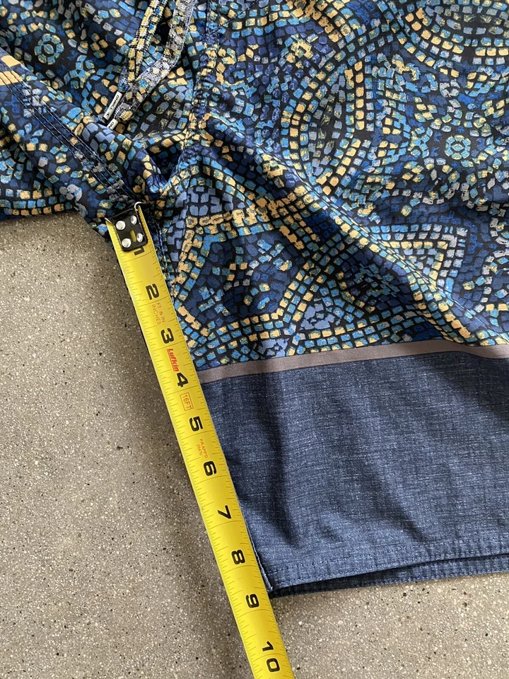 O'neill Hyper Freak board shorts blue & gold men's 32 - Изображение 4 из 4