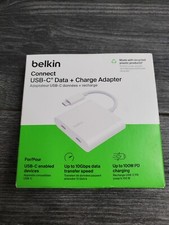 Belkin Connect USB-C to HDMI  Charge Adapter - white