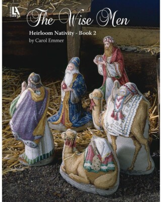 The WISE MEN Heirloom NATIVITY Cross Stitch Pattern Book 2 ~ 3 Wisemen & 2 Camel