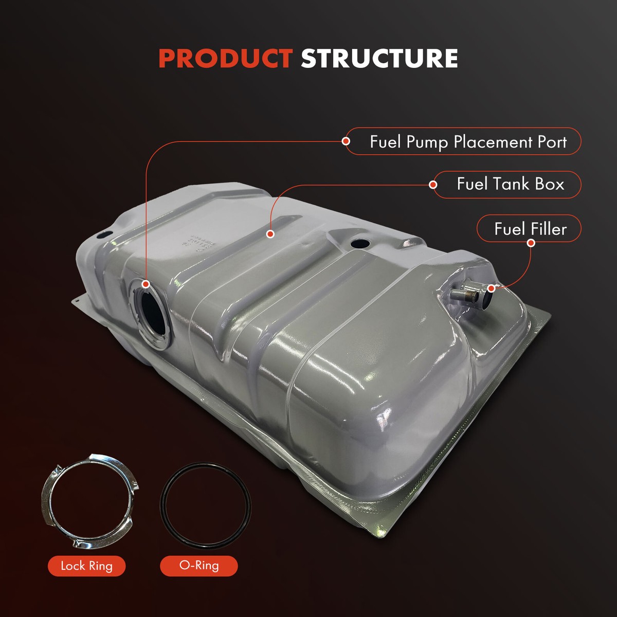 13.5 Gal Fuel Tank for Jeep XJ Cherokee 1986-1992 Wagoneer 1986