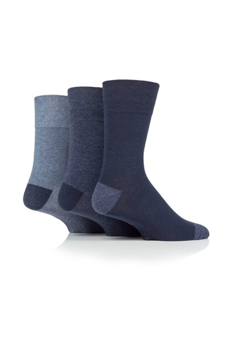 SockShop Gentle Grip Mens 6 Pairs Cotton Non Elastic Top Diabetic Socks UK 6-11 - Picture 30 of 57