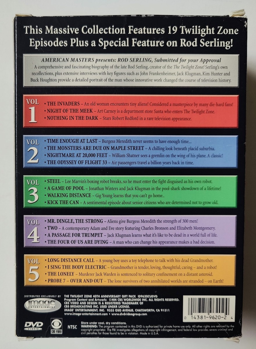 The Twilight Zone - 40th Anniversary Gift Pack - Box Set