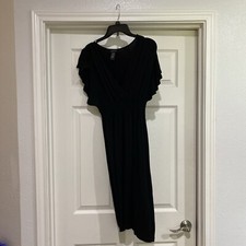 Spense Dress Size 10 Little Black Dress Super Comfy Stretchy Elastic Waist