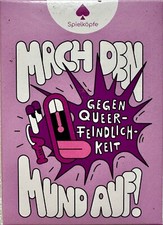 Mach Den Mouth On Against Queerfeindlichkeit Spielköpfe Family Game Card Game