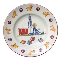 Tiffany  Co Porcelain Plate Children's Toys Pattern 1992 7"