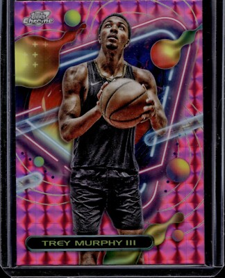 2023-24 Topps Cosmic Chrome Pink Galaxy Refractors Trey Murphy III