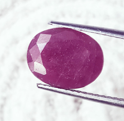 Certified 100% Natural Red Ruby 6.10 Ct Loose Gemstone Best Sale With Free Gift