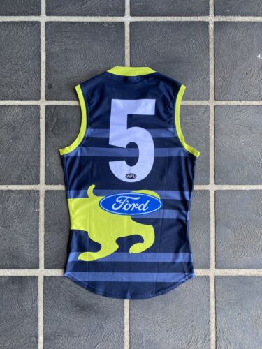 Camiseta deportiva de entrenamiento Geelong Cats edición jugador AFL 2014 Guernsey #5 camiseta rara - Imagen 2 de 15