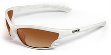 Maxx HD Sunglasses Cobra HDP white golf fishing polarized brown lens