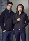 Biz Collection Men's Geneva Jacket Textured Micro-ribbed fleece lining WindProof