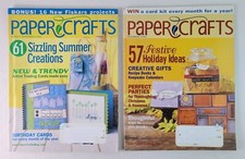 2 PAPER CRAFT Magazines 2005 Aug Nov Summer Creations, Festive Holiday Gifts