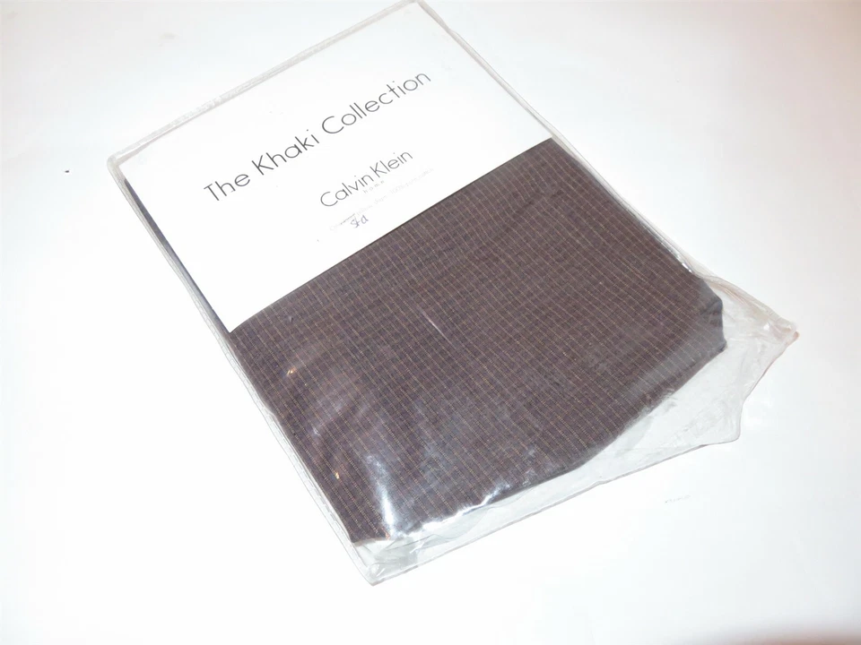 Calvin Klein Nara Smoke Plaid almohada estándar farsa nueva en paquete Foto 3 de 3