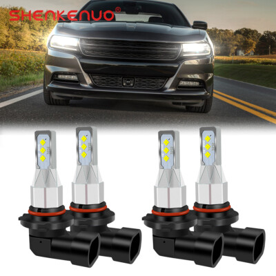 2019 dodge charger fog light bulb size For 2011-2019 Dodge Charger White 9005 9006 HB3 Fog Lights Replacement  Bulbs 2pc