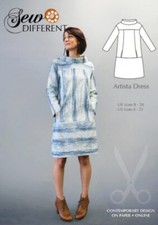 Sew Different Sewing Pattern Artista Dress Dresses UK Sizes: 8 - 26