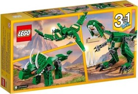LEGO Creator 3 in 1 Mighty Dinosaur Toy, Transforms from T. rex to Triceratops..