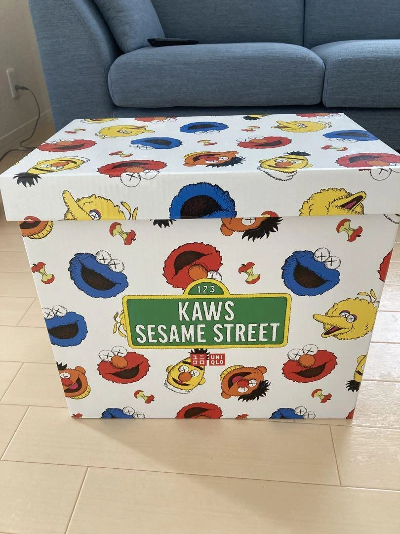 Kaws x UNIQLO Sesame Street Plush Doll Complete Box set 5 LIMITED From Japan F S