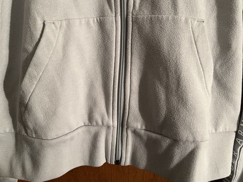 Under Armour Loose Light Gray Full Zip Medium Hoodie - Picture 7 of 12