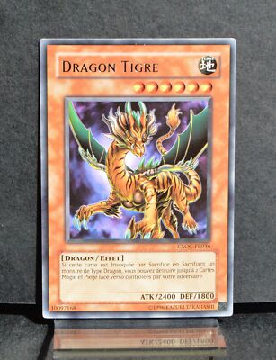 Yu-Gi-Oh! Tiger Dragon Card (CSOC-EN036) - Crossroads Of Chaos 1st Edition Rare