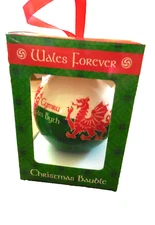 Wales Forever Ornament or Bauble, gift boxed