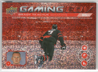 2024-25 Upper Deck Series One Gaming FOV Speckle GFOV-25 BRADY TKACHUK Senators