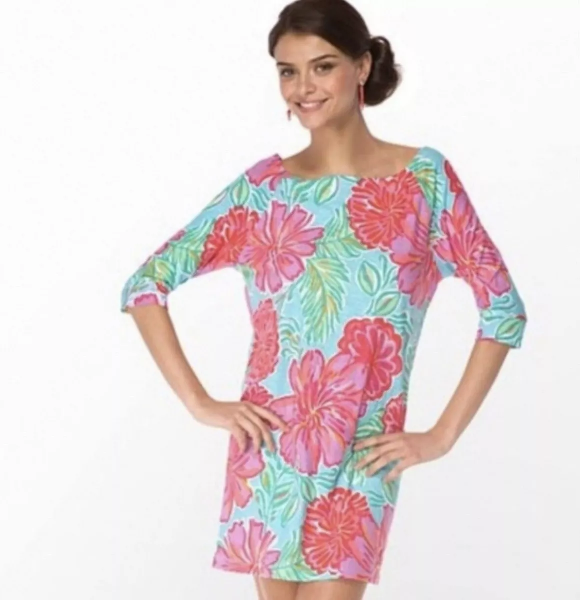 Lilly Pulitzer Shorely Blue Bellini Cassie Dress Size Small eBay