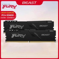 Kingston Fury Beast 16 GB 2x8GB DDR4 3200 PC4-25600 288pin Desktop DIMM Memory