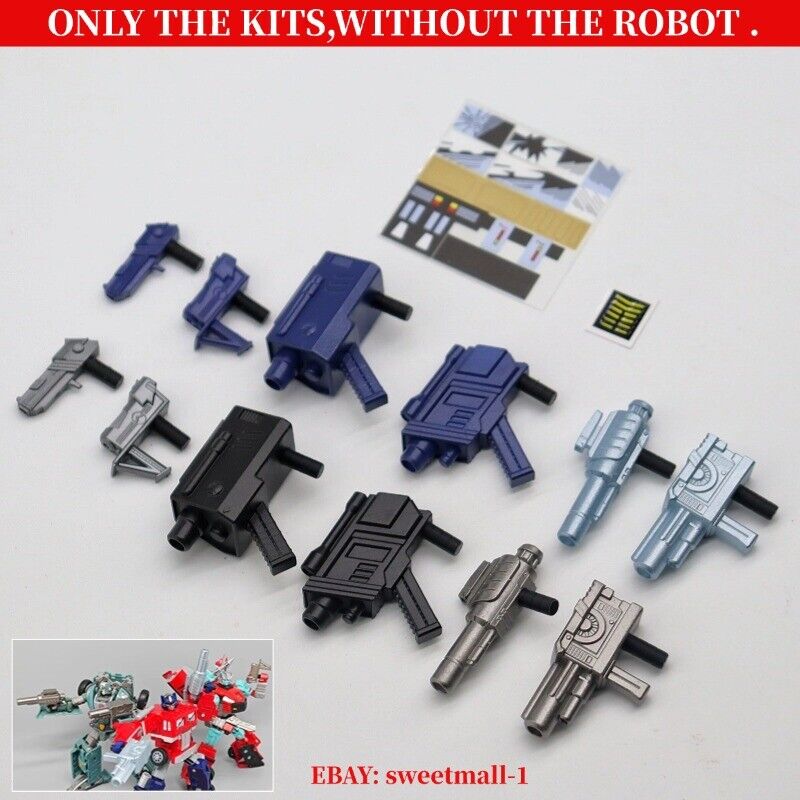 3D DIY Comic Gun Sticker Upgrade Kit For Legacy United G1 OP 3D DIY Comic Gun Sticker Upgrade Kit For Legacy United G1 OP