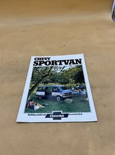 1973 CHEVROLET SPORTVAN SALES BROCHURE CATALOG BOOKLET