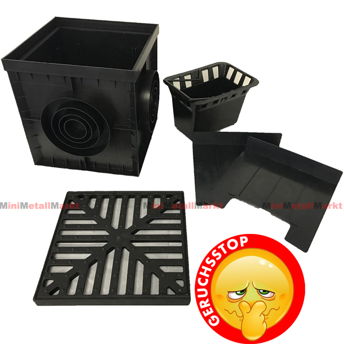 PROCESO DE HOT 30x30cm CAJA SUMIDERO DE PATIO 1,5-25T GULLY DRENAJE SIFÓN HT KG TUBO