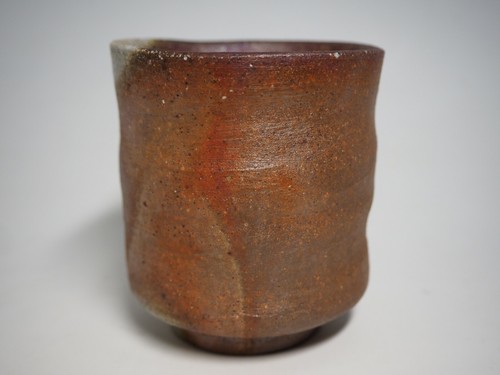 Bizen Japanese Pottery Yunomi by Hirokazu Shibaoka - Picture 2 of 6