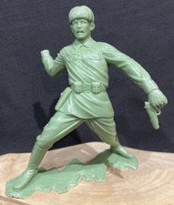 Vintage Marx 1963 Russian Soldier Battle Damaged 