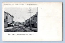 1905. SPRING VALLEY, NY. MAIN ST. SOUTH OF CHURCH ST. POSTCARD. RC22