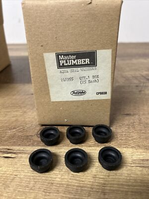 #ad Master Plumber Aqua Seal Washer For American Standard 6 Pack FREE SHIPPING $9.27