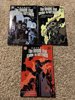 Batman The Doom That Came to Gotham #1-3 DC 2000 Mike Mignola NM
