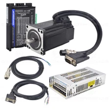 1 Axis 3Nm Nema 24Closed Loop Stepper Motor Servo Driver CL57T w/ Power Kit
