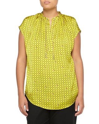 michael kors chain blouse