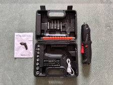 47 in 1 Electric Screwdriver Drill Set Power Tool Rechargeable Wireless Cordless