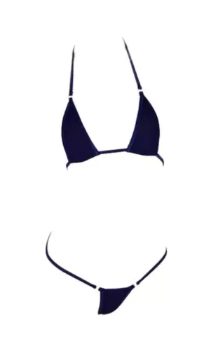 Women's Extreme Sexy Hot Silk Micro Bikinis Set, G-string Mini Thong Swimwear - Picture 20 of 35
