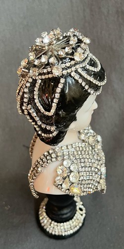 #283 Found Object Assemblage Art Vintage Bone China Doll Head - Picture 6 of 13