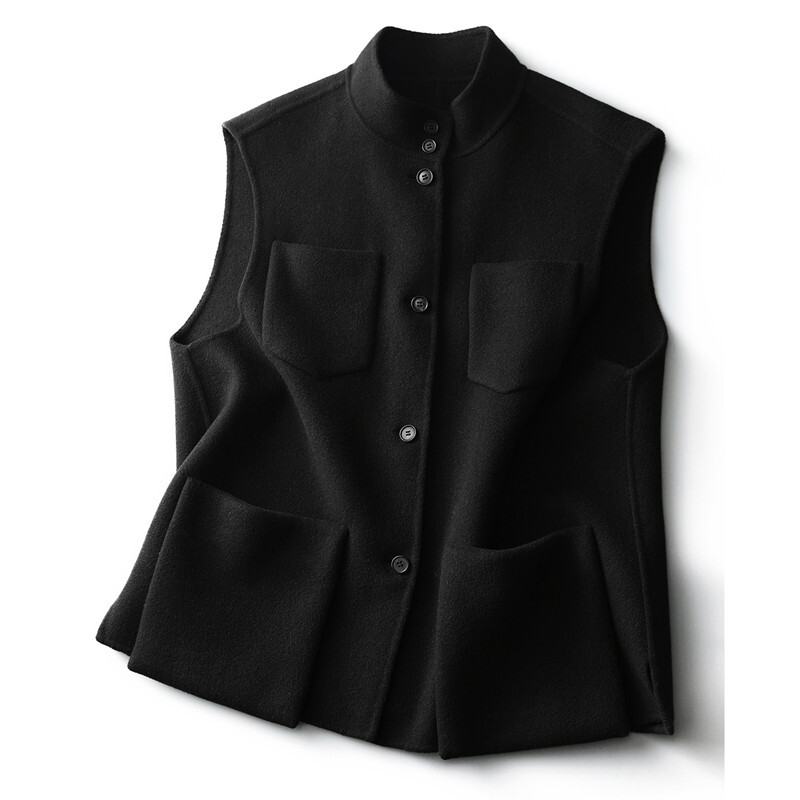 Autumn Women's Vest Jacket Suit Waistcoat Ladies woolen Vest Coat casual eBay